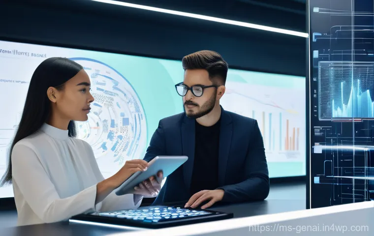 AI 기술의 윤리적 분석 - **Prompt 1: Data Privacy and Algorithmic Influence**
    "A young adult, approximately 20 years old,...